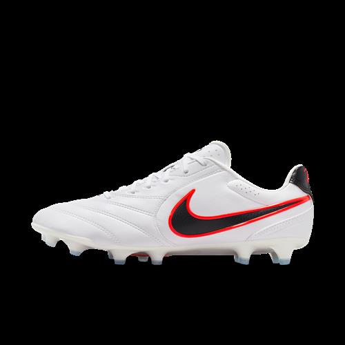 Nike Tiempo Ligera Pro Low Top-fodboldstøvler til græs - hvid