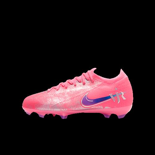 Nike Jr. Mercurial Vapor 16 Pro "Vini Jr." Low Top-fodboldstøvler til større børn (græs) - Pink