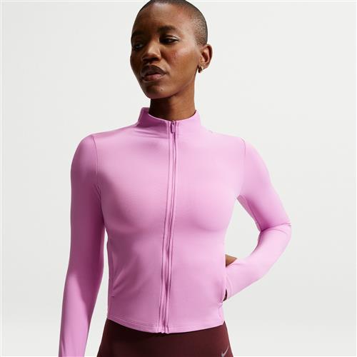 Nike Zenvy Dri-FIT-jakke med lynlås i fuld længde til kvinder - lilla
