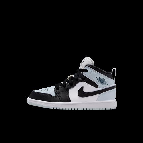 Jordan 1 Mid-sko til mindre børn - sort