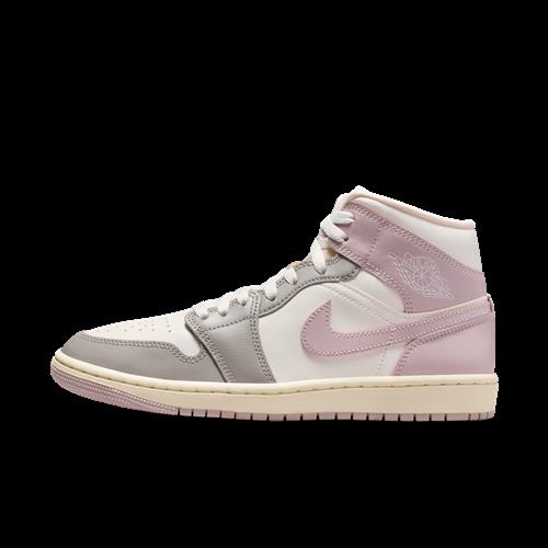 Air Jordan 1 Mid-sko til kvinder - hvid