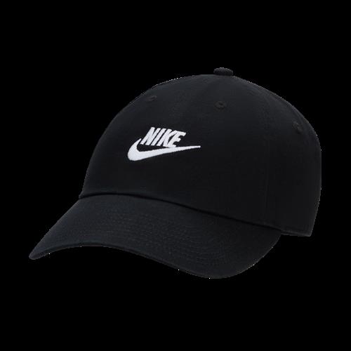 Ustruktureret Nike Club Futura Wash-kasket - sort