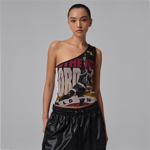 Jordan Flight-tanktop med grafik til kvinder - hvid