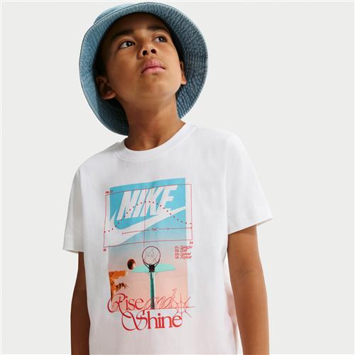 Nike -T-shirt til større børn - hvid