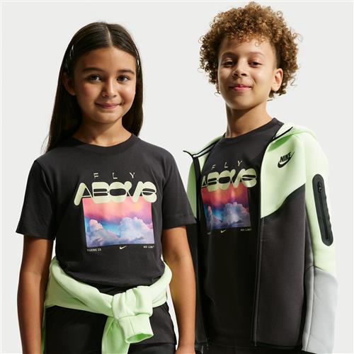 Nike -T-shirt til større børn - sort