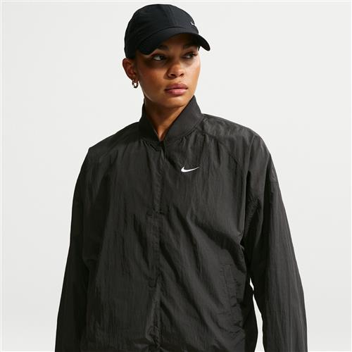 Oversized Nike Varsity-jakke til kvinder - sort