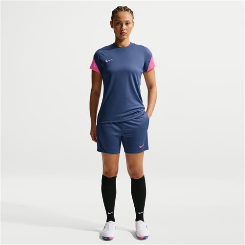 Maskinstrikkede Nike Strike Dri-FIT-fodboldshorts til kvinder - blå