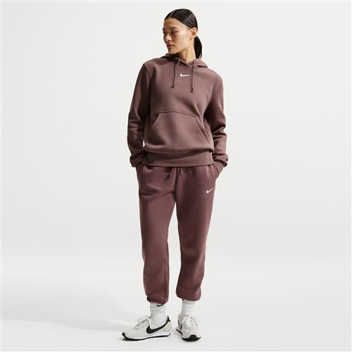 Nike Phoenix Fleece-sweatpants med mellemhøj talje til kvinder - lilla