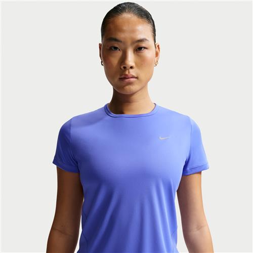 Kortærmet Nike Tempo Dri-FIT-løbetop til kvinder - blå