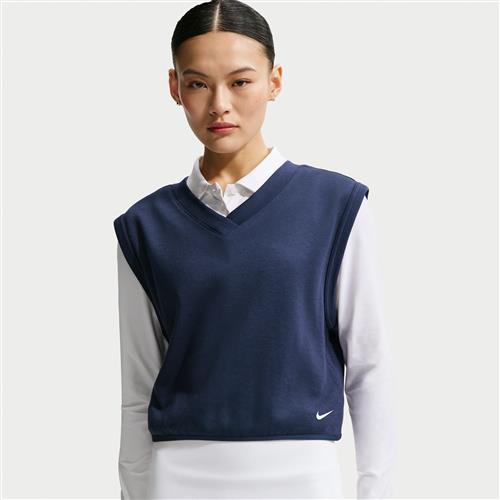 Nike Golf-vest med v-hals til kvinder - blå