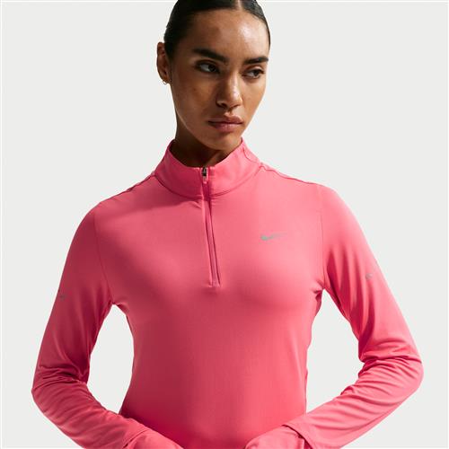 Nike Swift UV-løbetop med Dri-FIT og 1/4 lynlås til kvinder - Pink