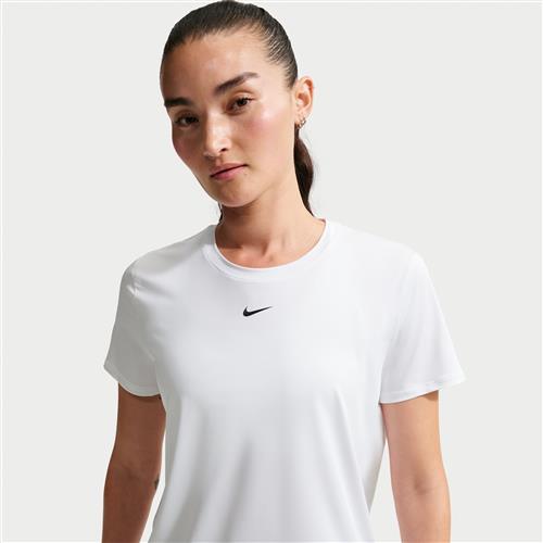 Kortærmet Nike One Classic Dri-FIT-trøje til kvinder - hvid
