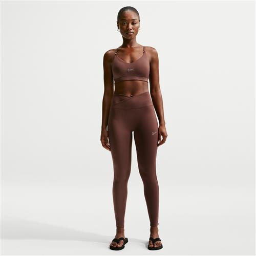 Nike One Dri-FIT-leggings med høj talje til kvinder - brun
