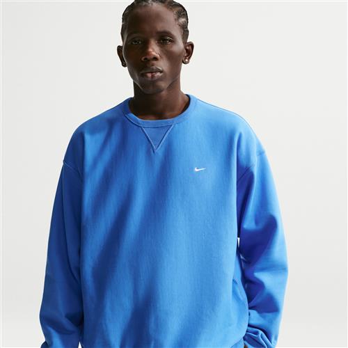 Nike Solo Swoosh-crewtrøje i fleece til mænd - blå