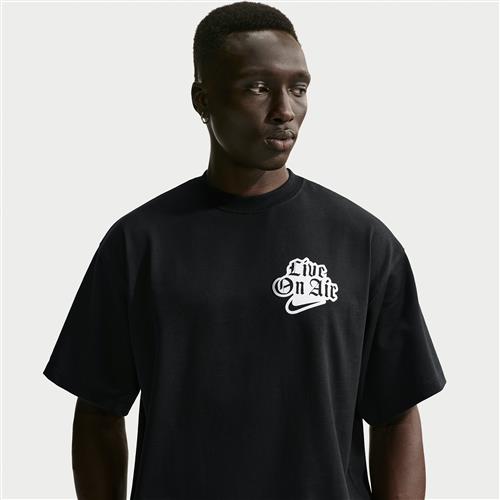 Nike Solo Swoosh-T-shirt til mænd - sort