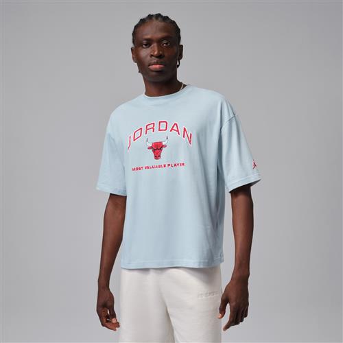 Jordan Flight Essentials-T-shirt i firkantet snit med grafik til mænd - blå