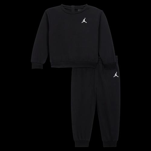 Jordan Brooklyn Fleece-sæt i to dele til babyer (12-24 M) - sort
