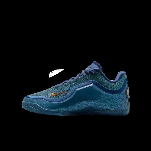 LeBron XXIII "Out For Redemption"-basketballsko til større børn - blå