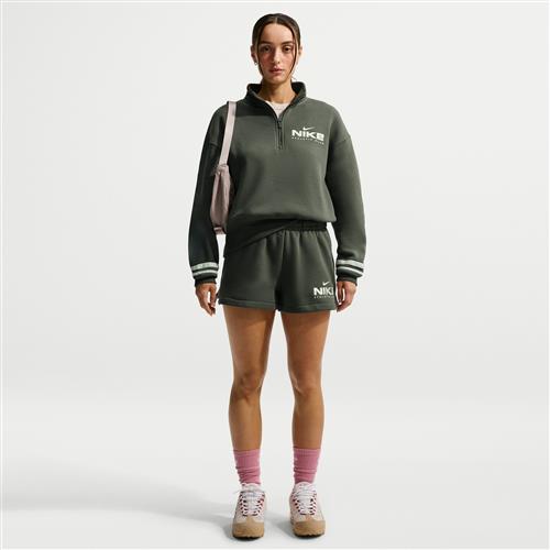 Nike -fleeceshorts til kvinder - grøn