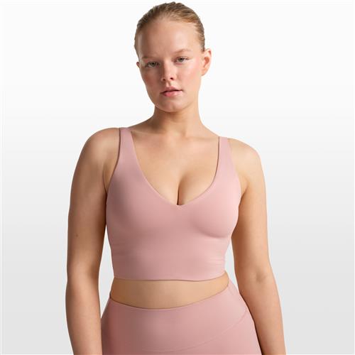 NikeSKIMS Matte Longline-bh med V-hals til kvinder - Pink