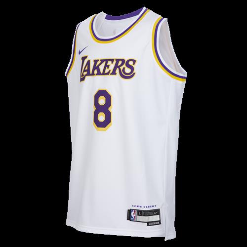 Los Angeles Lakers Association Edition-Nike NBA Swingman-trøje til større børn - hvid