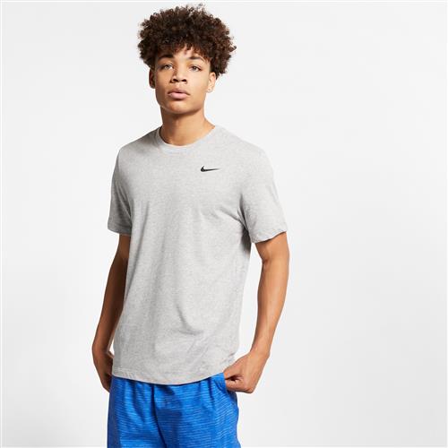 Nike Dri-FIT-fitness-T-shirt til mænd - grå