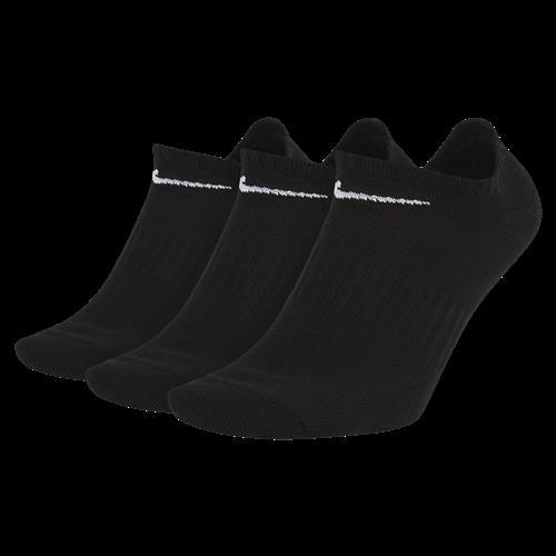 Nike Everyday Lightweight-No-Show-træningsstrømper (3 par) - sort