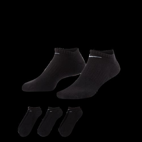 Nike Everyday Cushion-No-Show-træningsstrømper (3 par) - sort