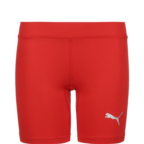 PUMA Sportsbukser 'Liga'  rød / hvid