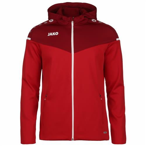 JAKO Sportsjakke 'Champ 2.0'  rød / bordeaux / hvid