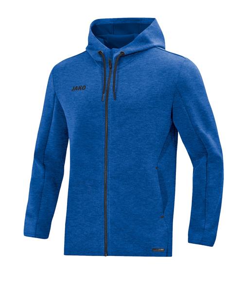 JAKO Sportssweatjakke  blå-meleret / sort