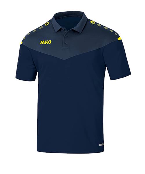 JAKO Funktionsbluse 'Champ 2.0'  mørkeblå / gul