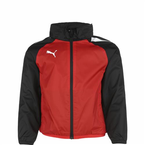 PUMA Sportsjakke 'TeamLiga'  rød / sort / hvid