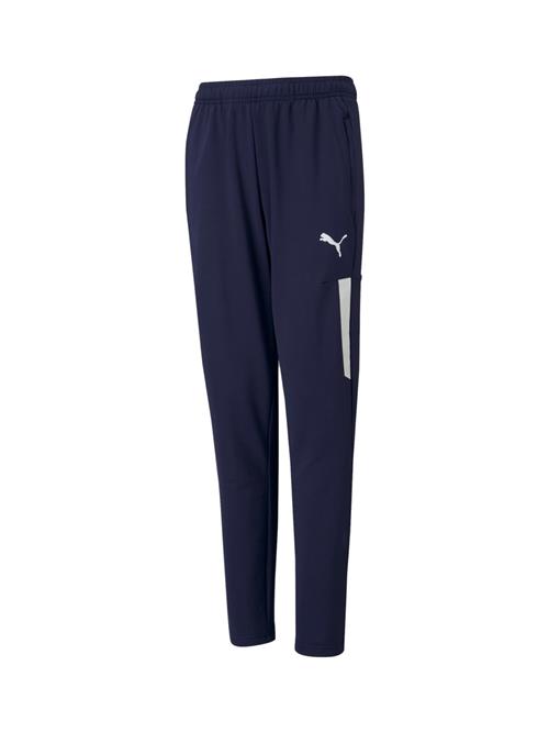 PUMA Sportsbukser 'TeamLIGA Pro'  mørkeblå / hvid