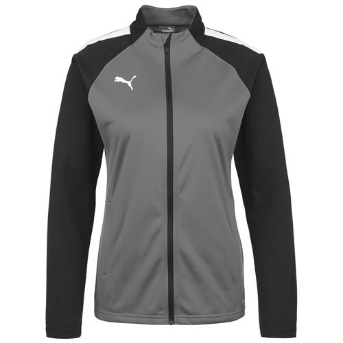 PUMA Træningsjakke 'TeamLiga'  antracit / sølvgrå / hvid