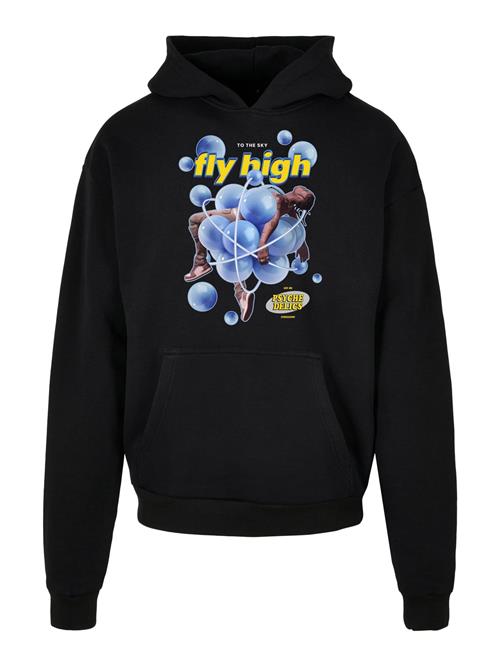 Mister Tee Sweatshirt 'Psychadellic'  royalblå / gul / sort / hvid