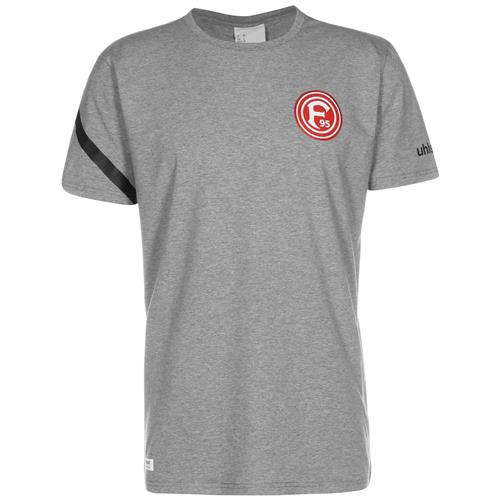 UHLSPORT Funktionsskjorte 'Fortuna Düsseldorf Essential Pro'  grå-meleret / rød / sort / hvid