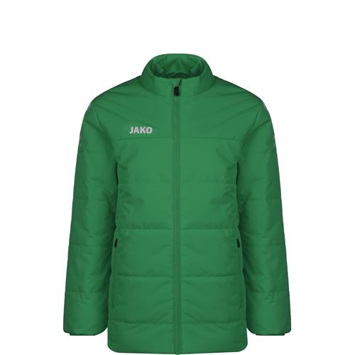 JAKO Sportsjakke 'Team Coach'  lysegrå / gran