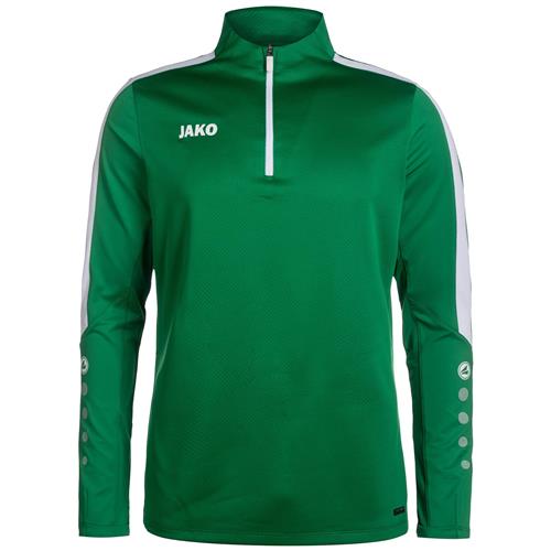 JAKO Funktionsskjorte 'Power'  græsgrøn / hvid