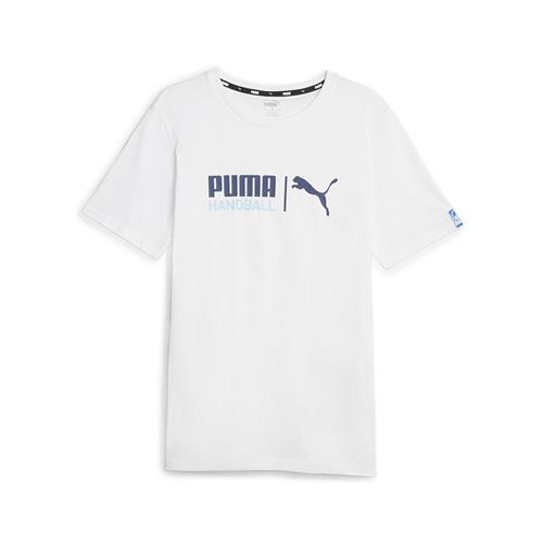 PUMA Funktionsskjorte  mørkeblå / hvid
