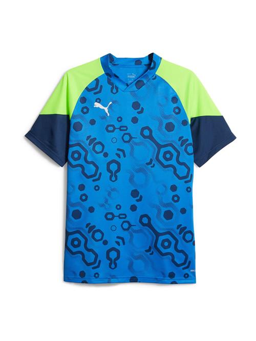 PUMA Fodboldtrøje 'Individual Cup'  blå / navy / lime / hvid