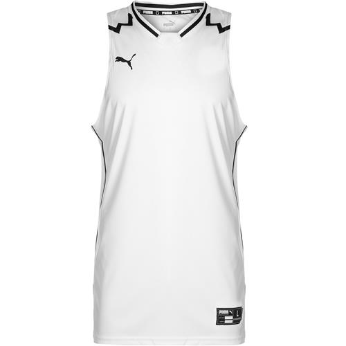 PUMA Fodboldtrøje 'Hoops Team Game'  sort / hvid