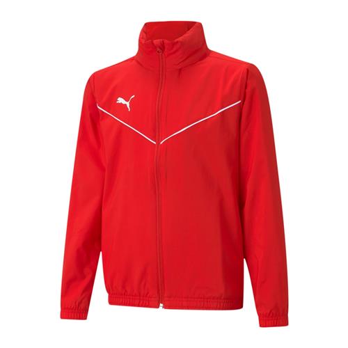 PUMA Sportsjakke 'TeamRise'  rød / hvid