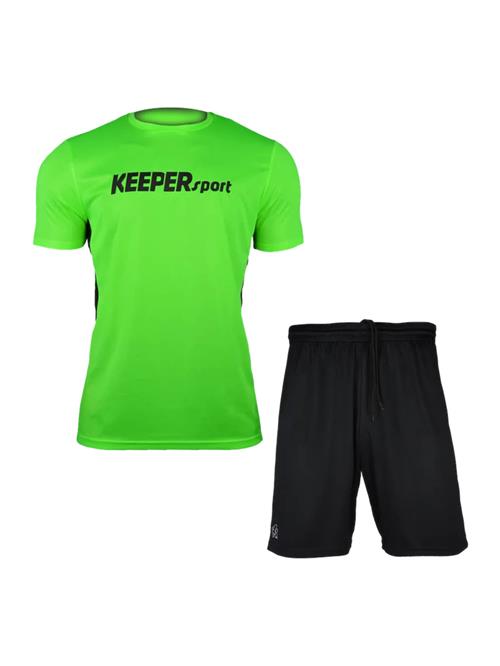 KEEPERsport Træningsdragt  lime / sort