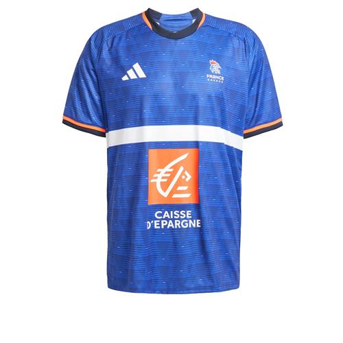ADIDAS PERFORMANCE Fodboldtrøje 'France Handball Replica'  blå / orange / hvid