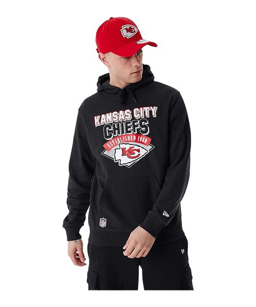 NEW ERA Sweatshirt  blodrød / sort / hvid
