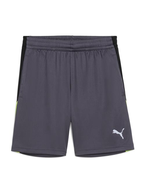 PUMA Sportsbukser 'Individual Liga'  grafit / lysegrøn / sort / hvid