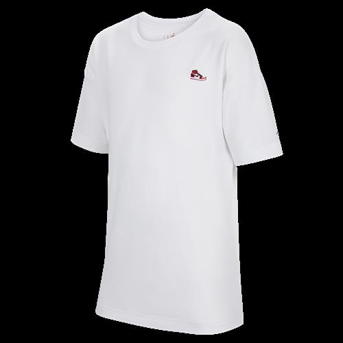 Air Jordan 1 Patch-T-shirt til større børn - hvid