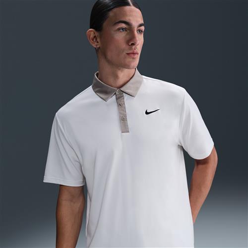 Nike Tour Dri-FIT-golfpolotrøje til mænd - hvid