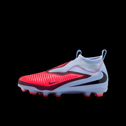 Nike Jr. Phantom 6 High Academy-fodboldstøvler til flere typer underlag til større børn - blå